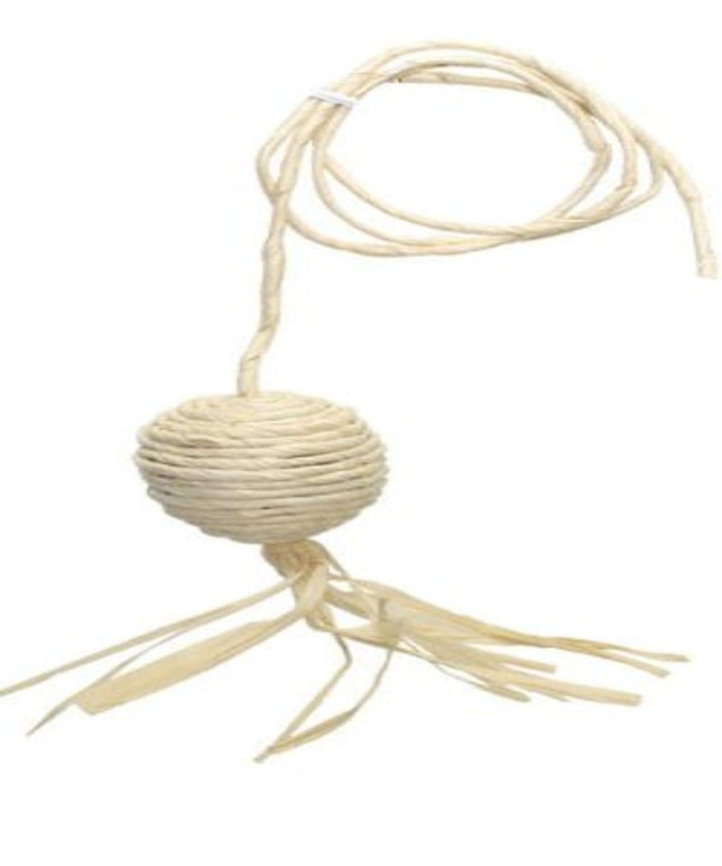 Catit Eco Terra Natural Cornhusk and Raffia Cat Toy, Ball with String